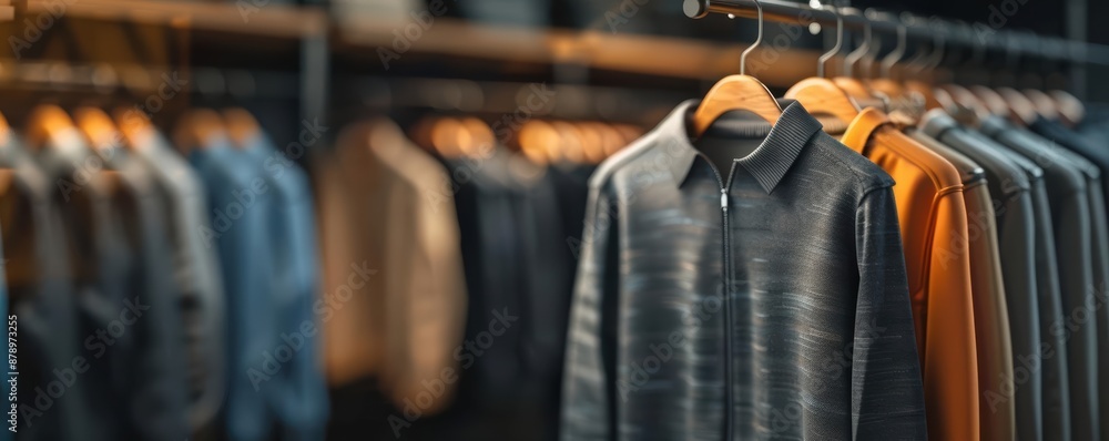 Fashion brands warehouse with automated robots sorting and packing clothing orders, efficient logistics, ecommerce apparel, futuristic fulfillment Fashion brands warehouse with automated robots sorting and packing clothing orders, efficient logistics, ecommerce apparel, futuristic fulfillment