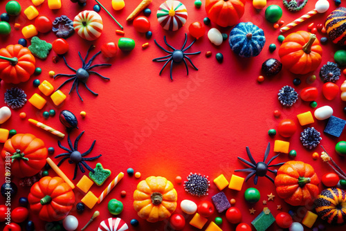 frame of colorful tomatoes