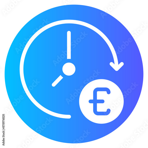 time gradient icon