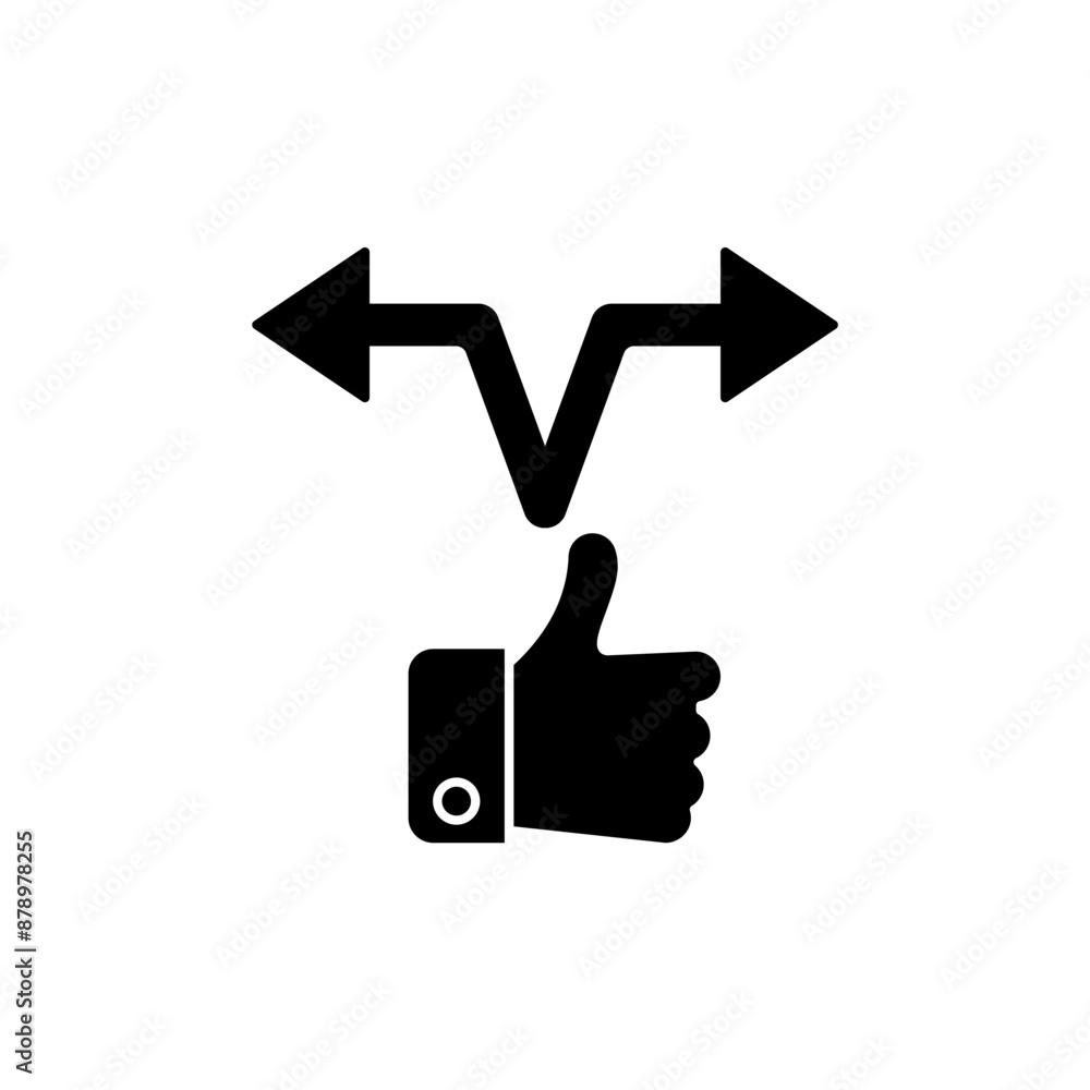 ambiguity concept line icon. Simple element illustration. ambiguity concept outline symbol design. ambiguity concept line icon. Simple element illustration. ambiguity concept outline symbol design.
