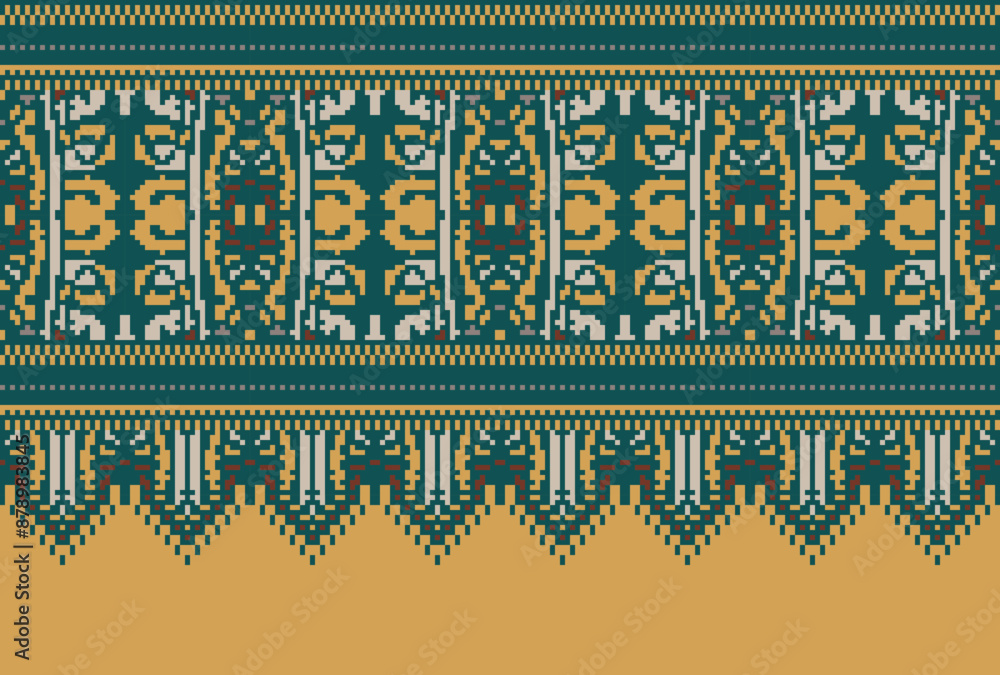 Seamless pattern in tribal, folk embroidery, and Mexican style. Aztec geometric art ornament print.Design for carpet, wallpaper, clothing, Seamless pattern in tribal, folk embroidery, and Mexican style. Aztec geometric art ornament print.Design for carpet, wallpaper, clothing,