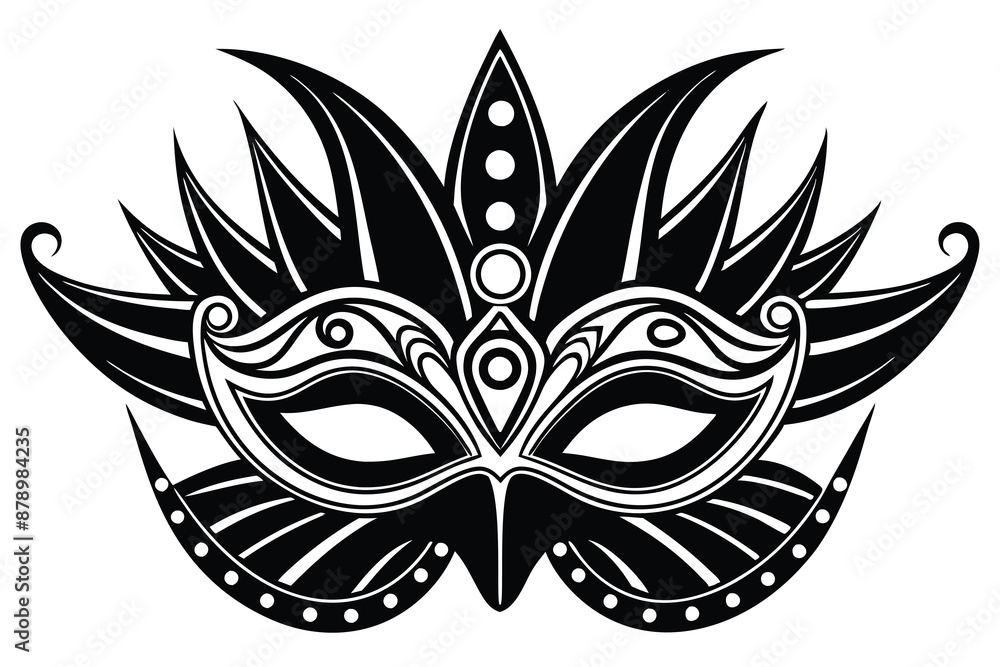 mardi gras mask, carnival mask vector illustration mardi gras mask, carnival mask vector illustration