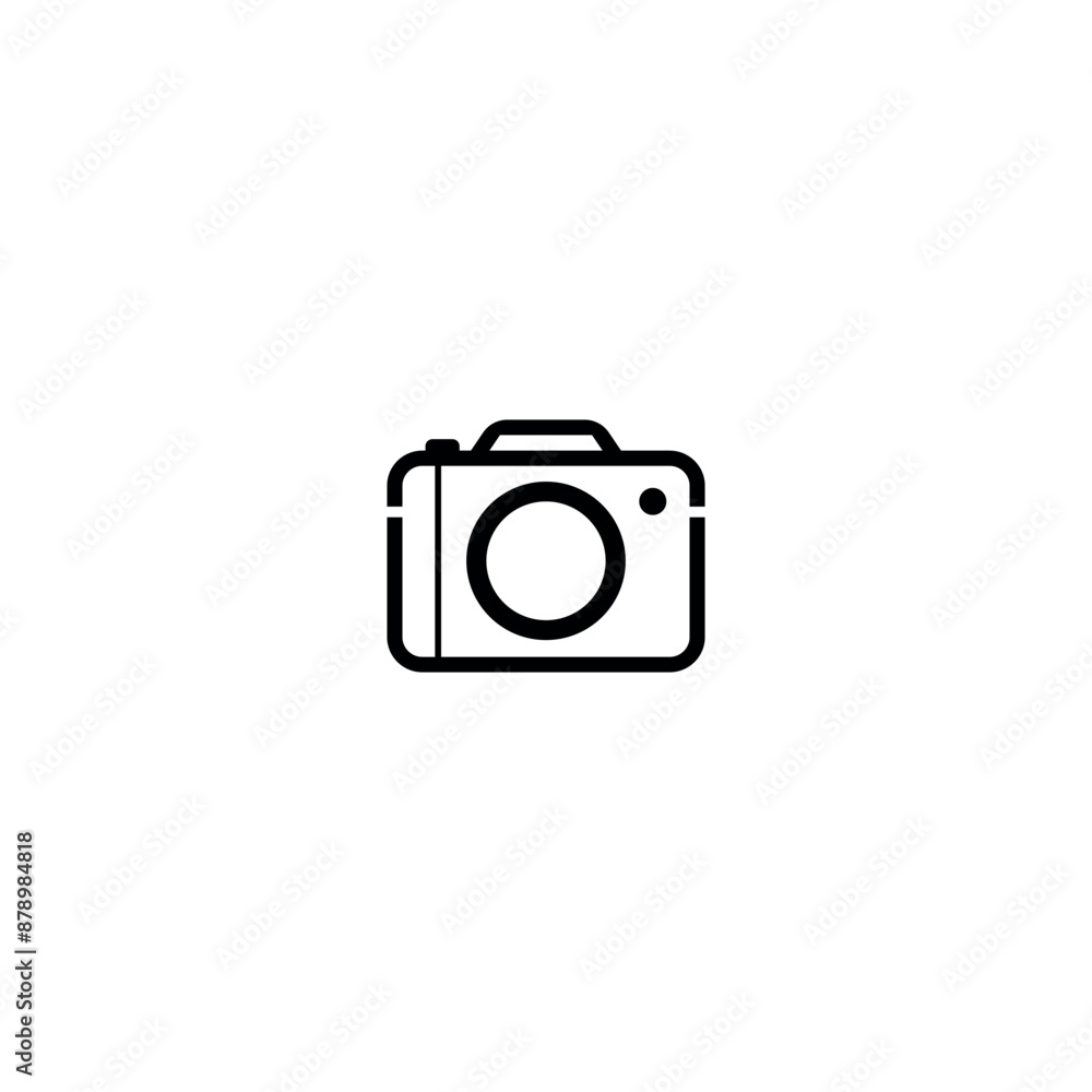 Camera Icons Black and White Line Vector Art Camera Icons Black and White Line Vector Art