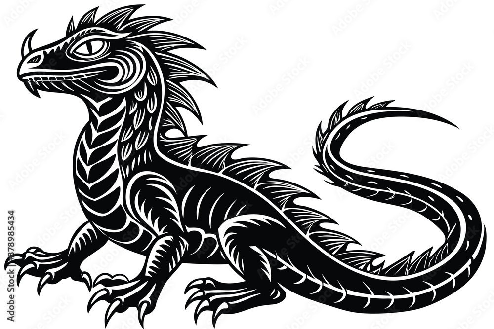basilisk mythical creature vector basilisk mythical creature vector