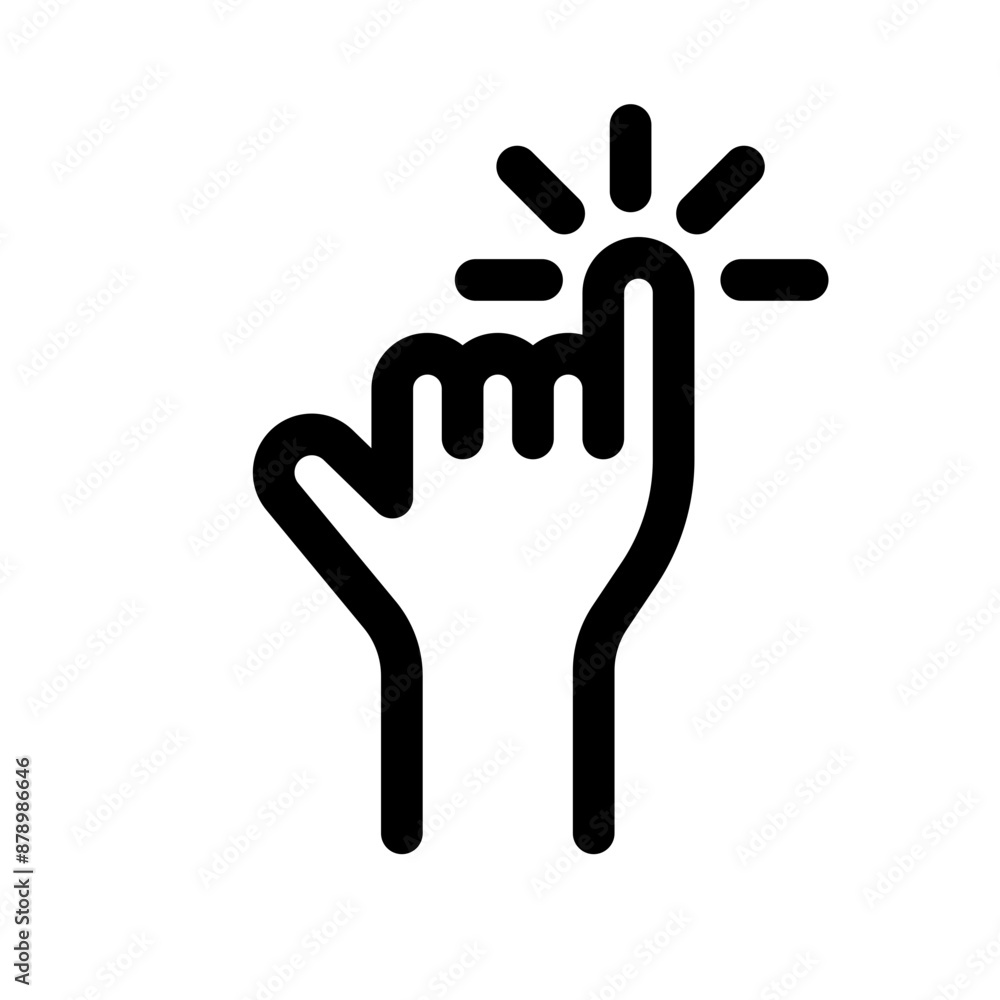 Finger Adjustment Icon Finger Adjustment Icon
