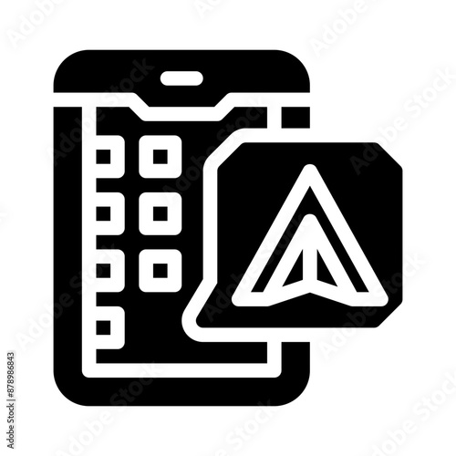 telegraph glyph icon