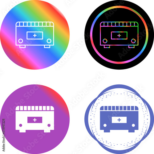 Convection Heater Vector Icon
