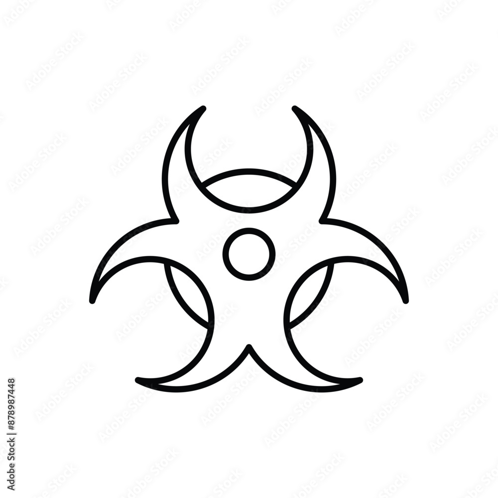 toxic icon design with white background stock illustration toxic icon design with white background stock illustration