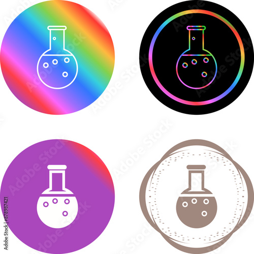 Chemical Flask Vector Icon
