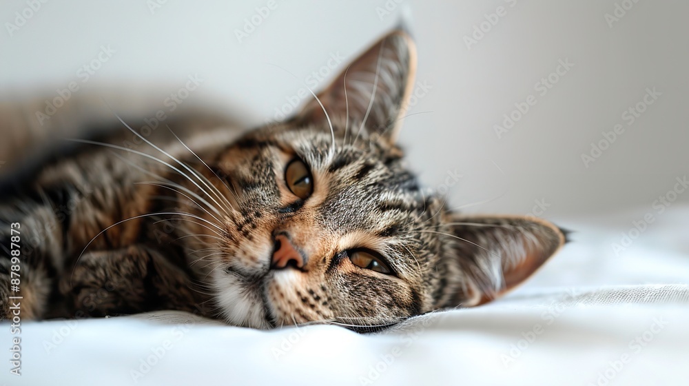 A playful and innocent fluffy kitten, cute and adorable, against a white background. A playful and innocent fluffy kitten, cute and adorable, against a white background.