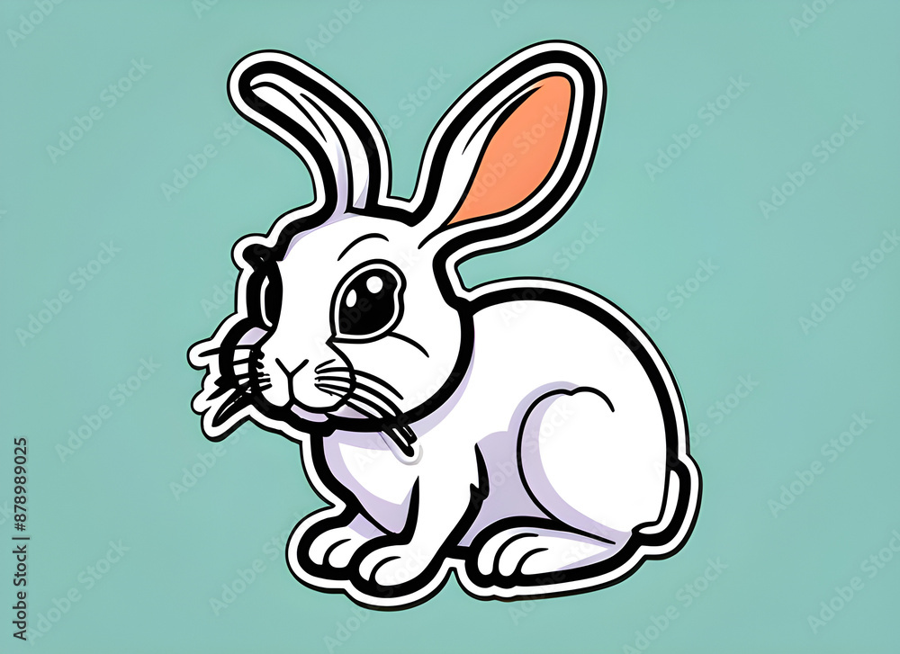 Obraz premium rabbit generative ai