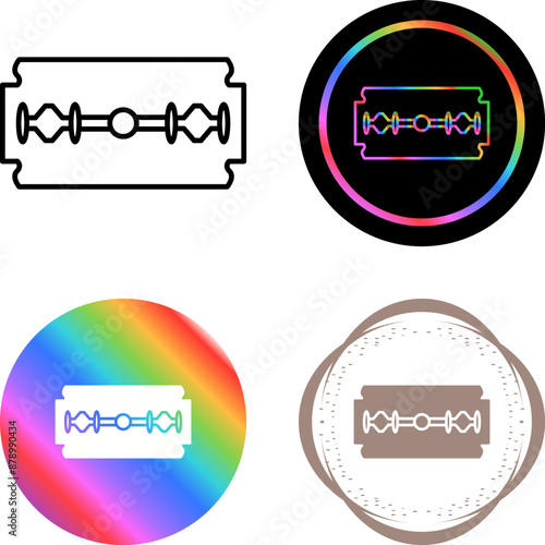Razor Blade Vector Icon