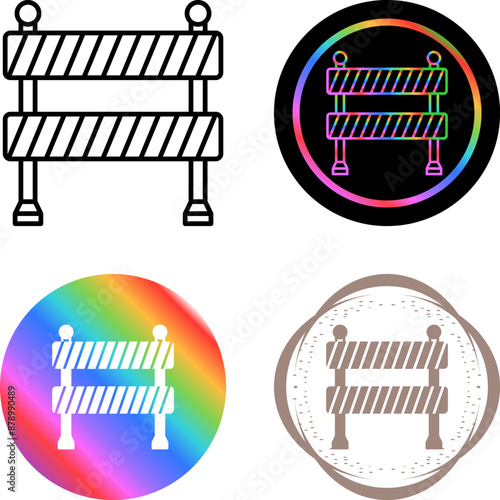 Barricade Vector Icon