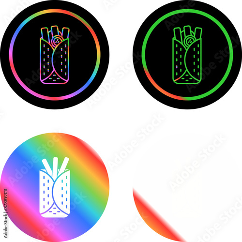 Fajita Vector Icon