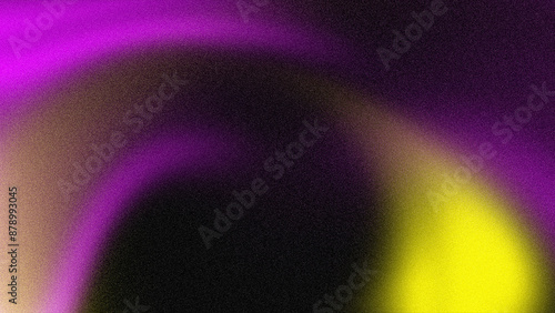 Purple yellow black Gradient blur, colorful grainy gradient soft glow, noise effect