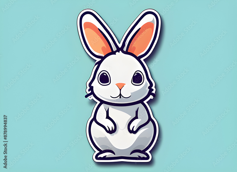 Obraz premium rabbit generative ai