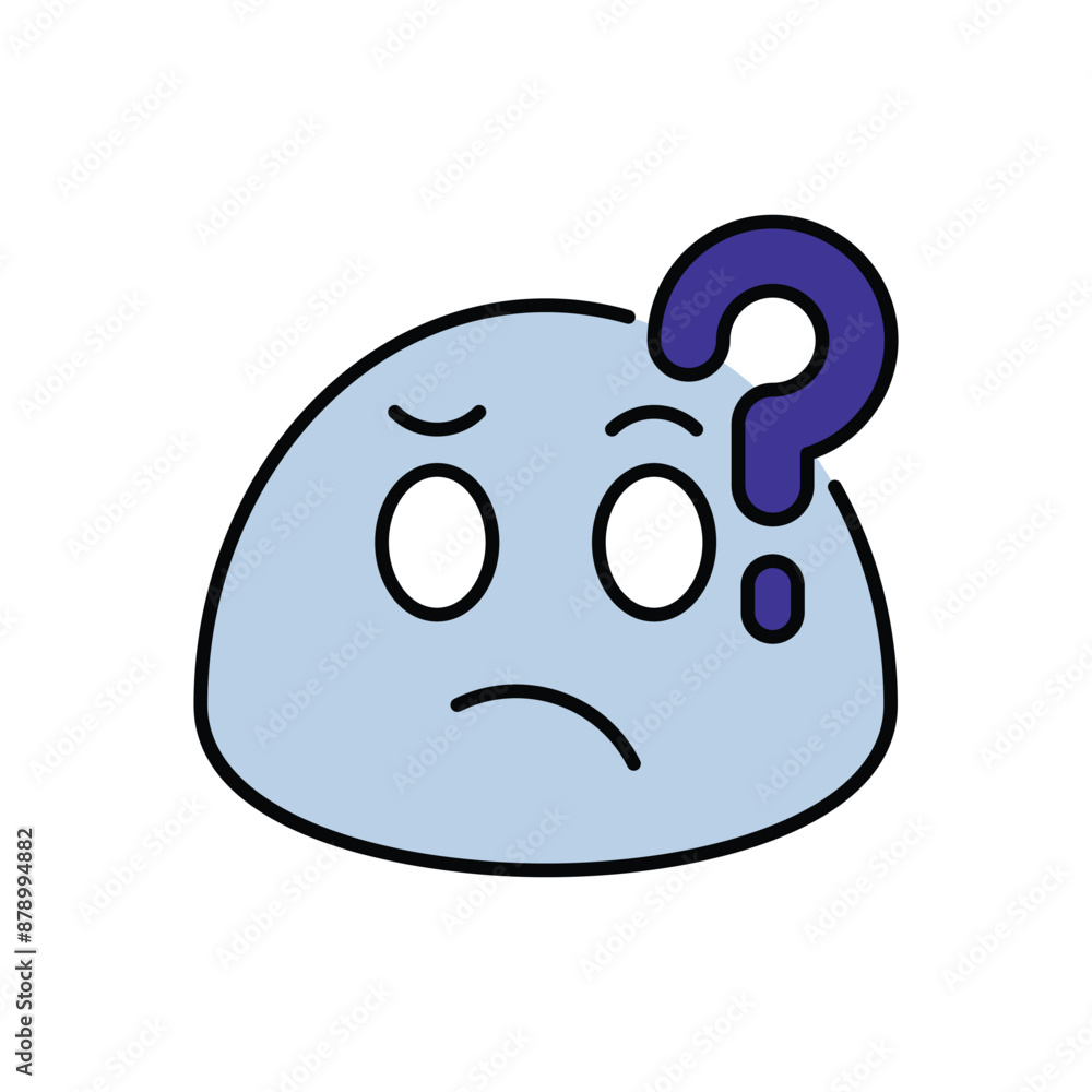 Fototapeta premium Thinking icon design with white background stock illustration