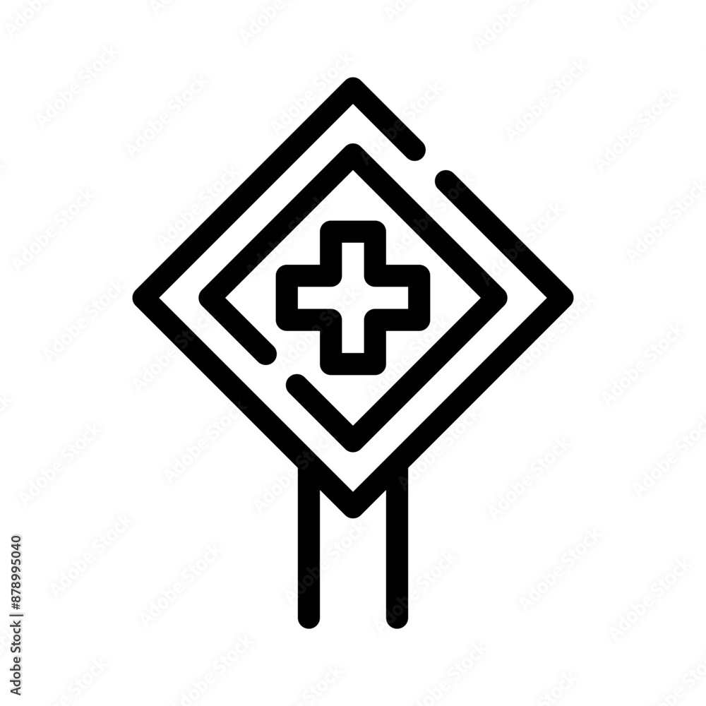 Obraz premium medical line icon