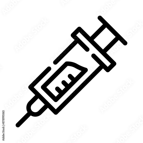 syringe line icon