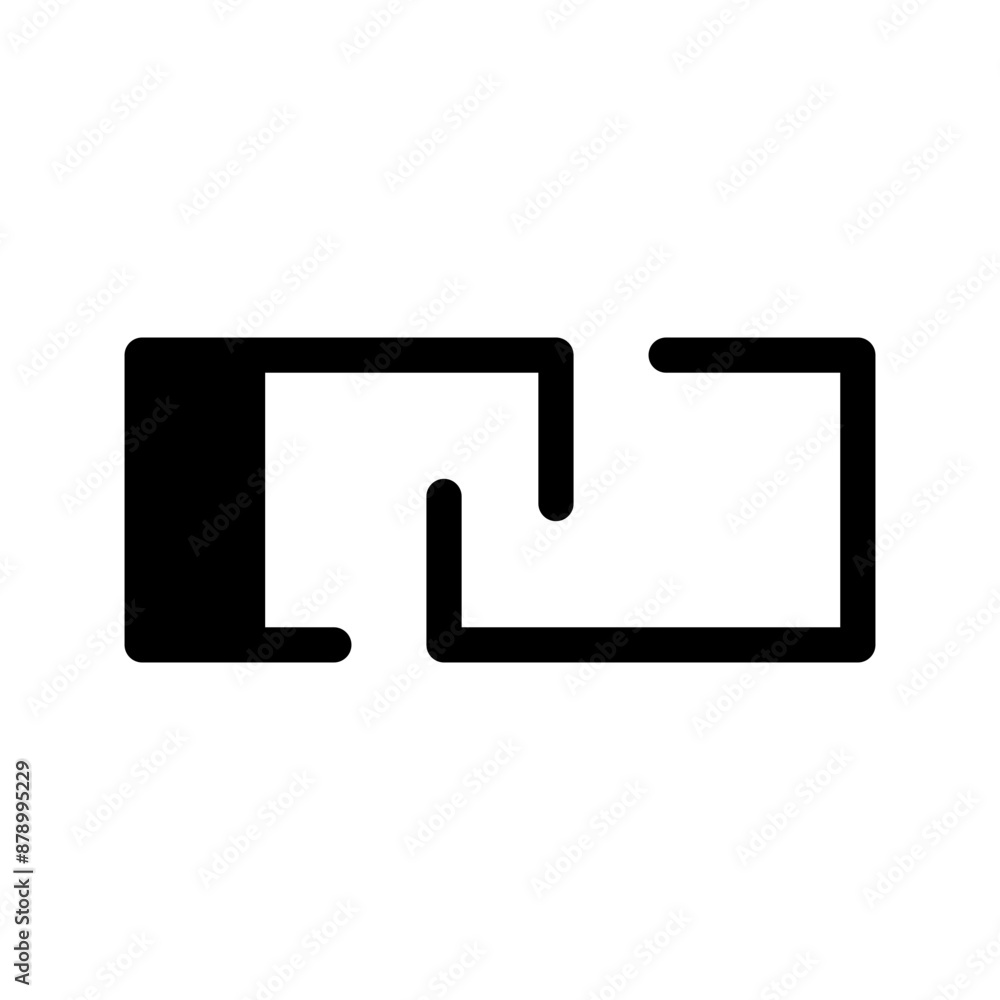 Link Icon Vector Symbol Design Illustration Link Icon Vector Symbol Design Illustration