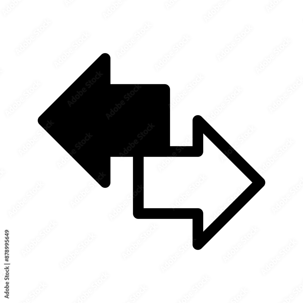 Exchange Icon Vector Symbol Design Illustration Exchange Icon Vector Symbol Design Illustration