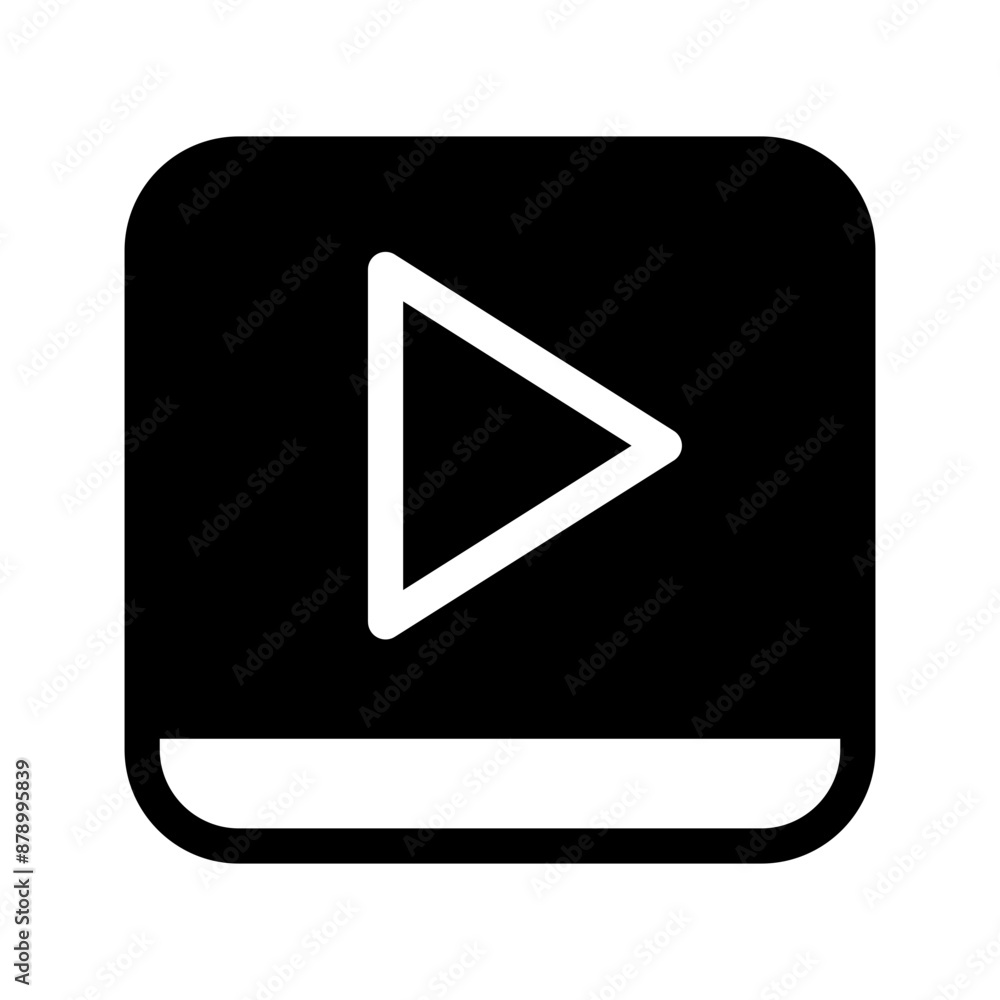 Video Icon Vector Symbol Design Illustration Video Icon Vector Symbol Design Illustration