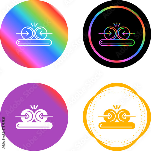 Collision Vector Icon