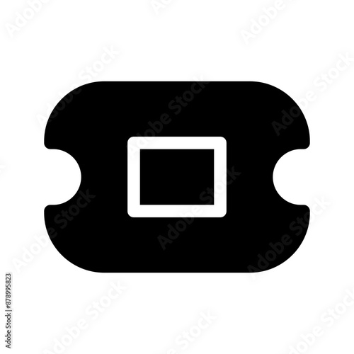 Ticket Icon Vector Symbol Design Illustration