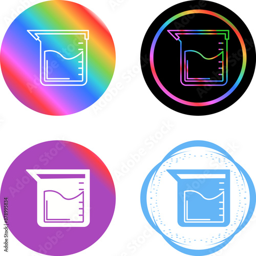 Beaker Vector Icon