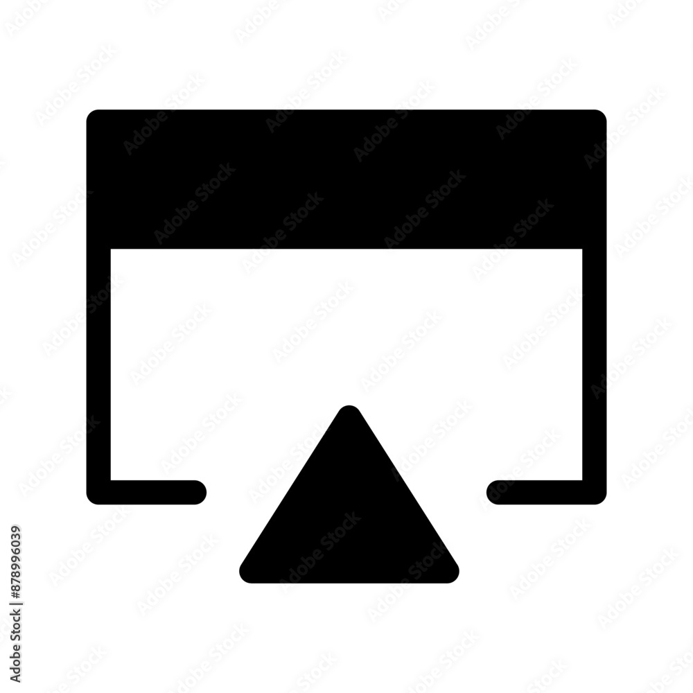 Airplay Icon Vector Symbol Design Illustration Airplay Icon Vector Symbol Design Illustration