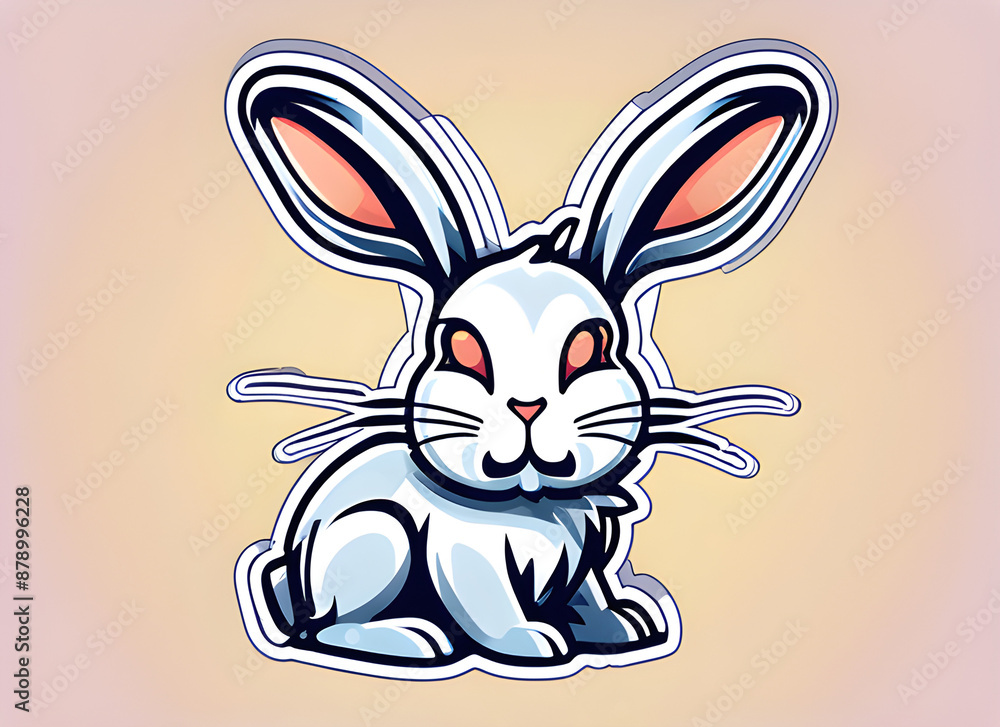 Obraz premium rabbit generative ai