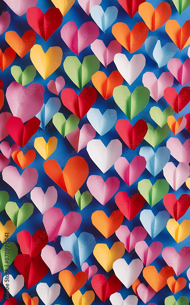 colorful heart shape generative ai colorful heart shape generative ai