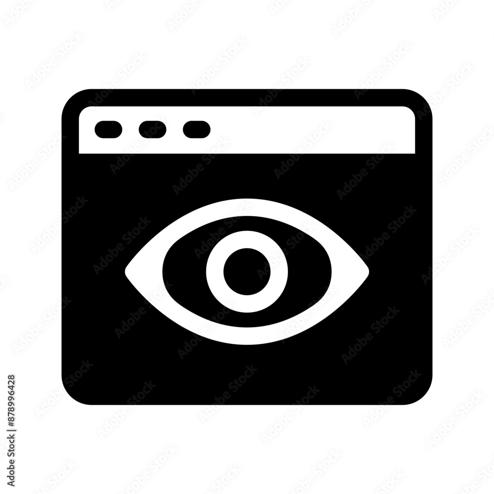 Vision Icon Vector Symbol Design Illustration Vision Icon Vector Symbol Design Illustration