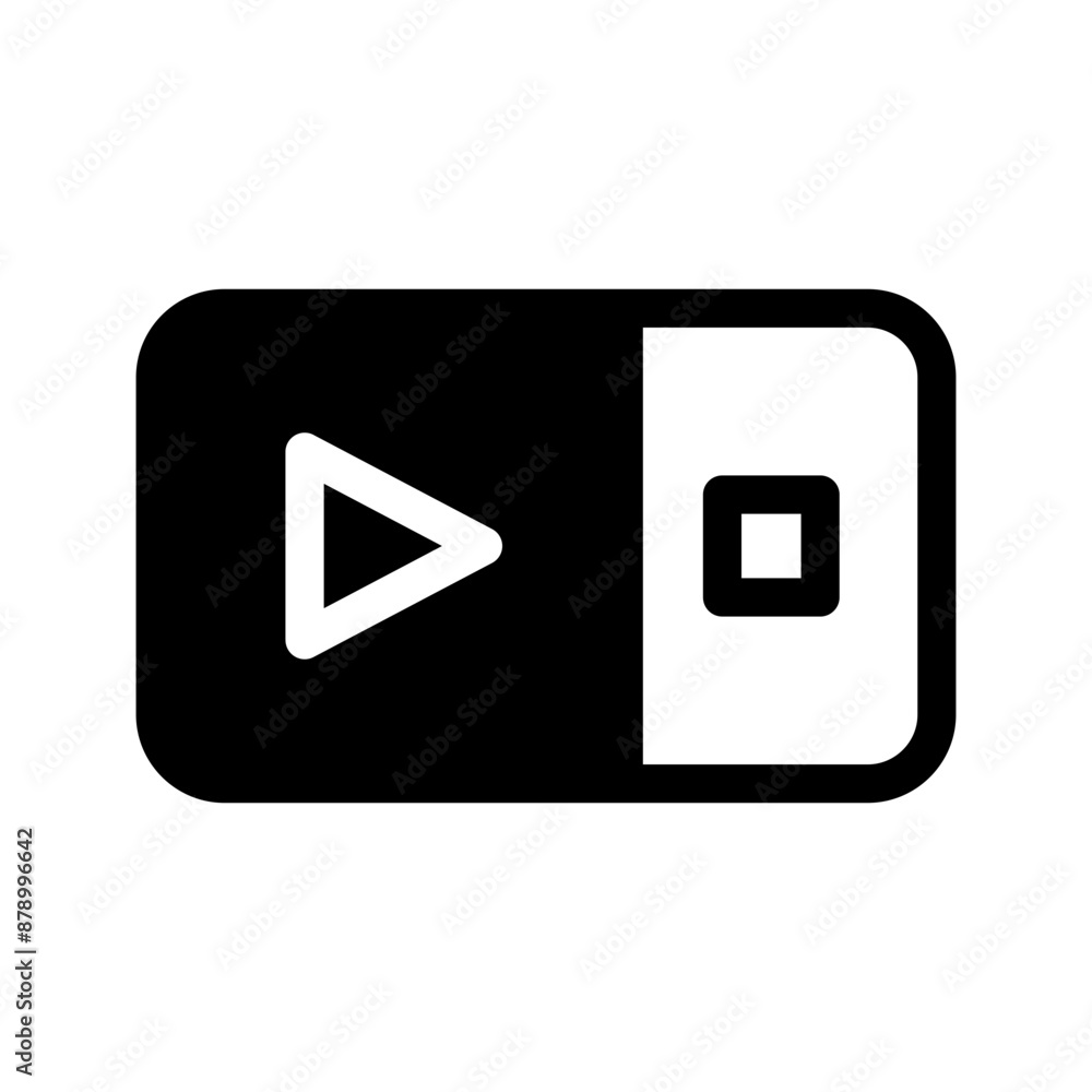 Video Player Icon Vector Symbol Design Illustration Video Player Icon Vector Symbol Design Illustration