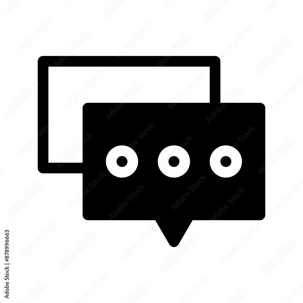 Chat Icon Vector Symbol Design Illustration Chat Icon Vector Symbol Design Illustration