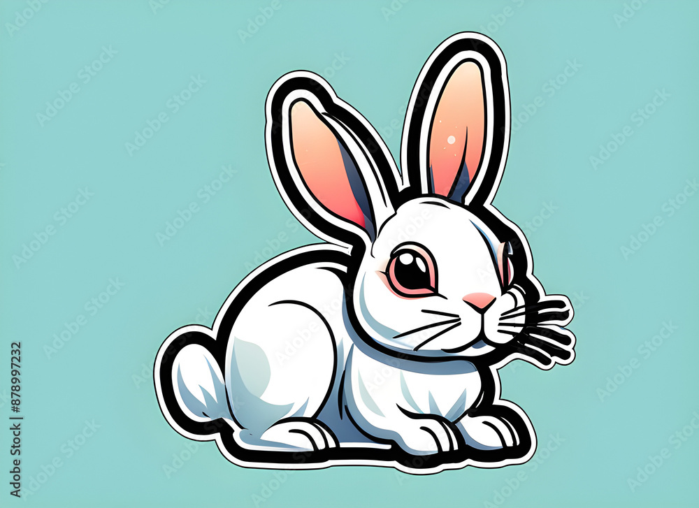Obraz premium rabbit generative ai