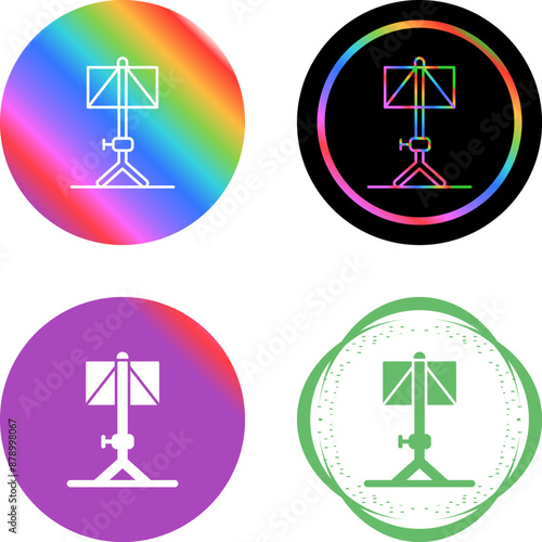 Music Stand Vector Icon