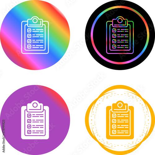 Checklist Vector Icon
