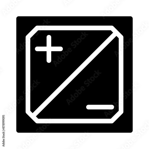 exposure glyph icon