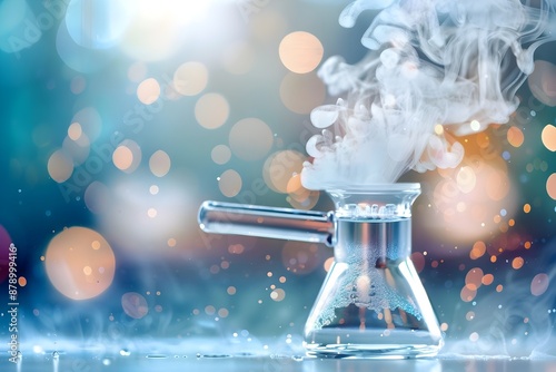 Misty Nebulized Vapor Emanating from a Medical Device photo