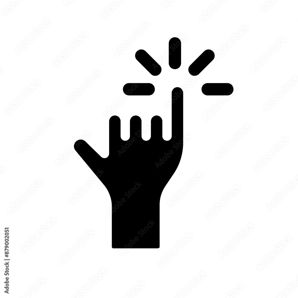 Fototapeta premium Finger Adjustment Icon