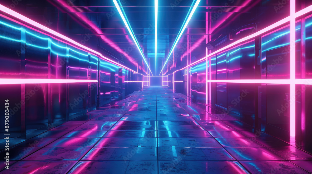 Neon light abstract background. Neon glowing light Neon light abstract background. Neon glowing light