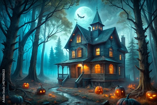 halloween scene