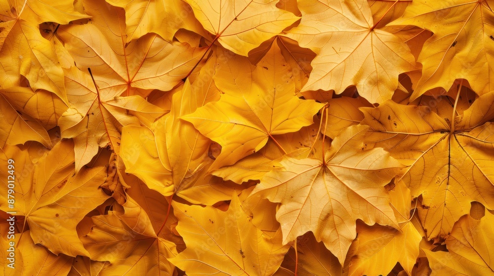 Autumn Leaves in Vibrant Yellow Hues Create a Stunning Fall Backdrop Autumn Leaves in Vibrant Yellow Hues Create a Stunning Fall Backdrop