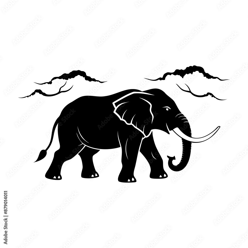 Elephant In Nature Silhouette Elephant In Nature Silhouette