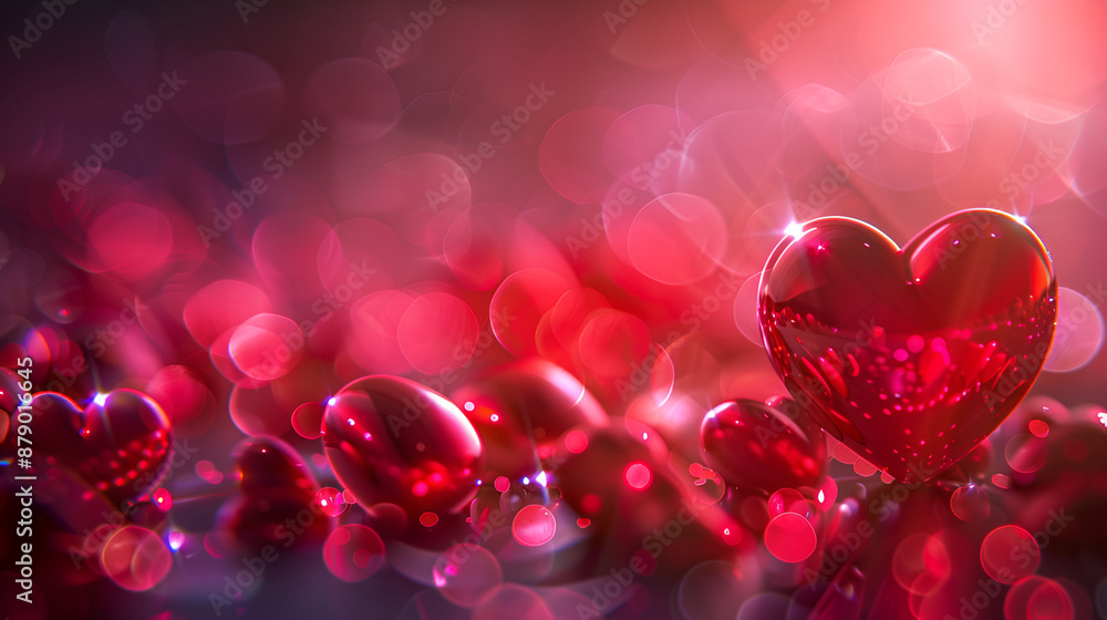 Valentine s heart themed background Valentine s heart themed background