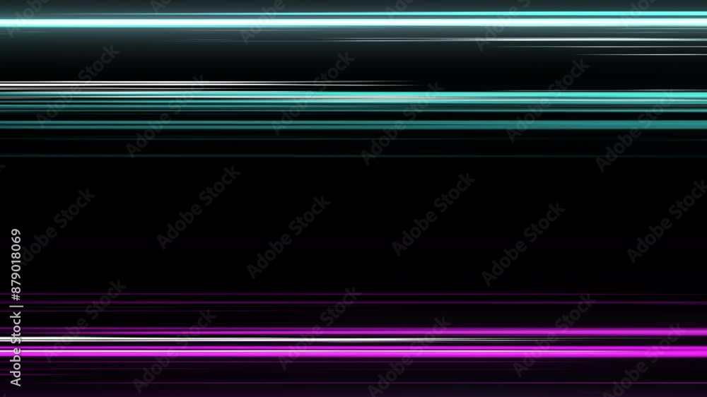 Neon Color Anime speed line background animation. Comic Light Speed ...
