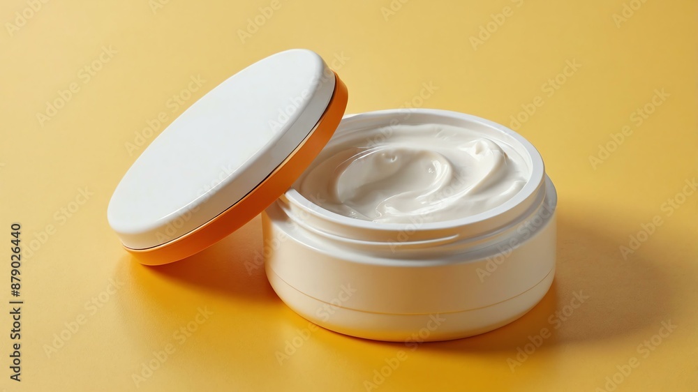 aesthetic generic cream case with white body and orang background aesthetic generic cream case with white body and orang background