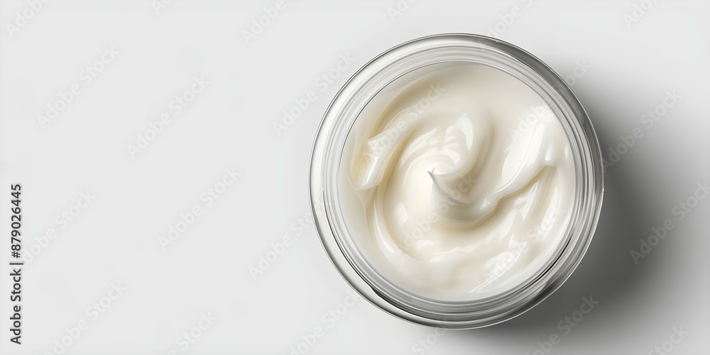 Cream soothes irritated skin reduces redness and inflammation upon application. Concept Skin Care, Cream, Soothing, Redness Reduction, Inflammation Treatment Cream soothes irritated skin reduces redness and inflammation upon application. Concept Skin Care, Cream, Soothing, Redness Reduction, Inflammation Treatment