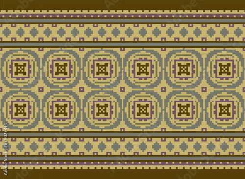 Colorful geometric ethnic pattern. Oriental, western, aztec, tribal traditional. seamless pattern. fabric, tile, background, carpet, wallpaper, clothing, sarong,wrapping, Batik, fabric,Vector pattern.